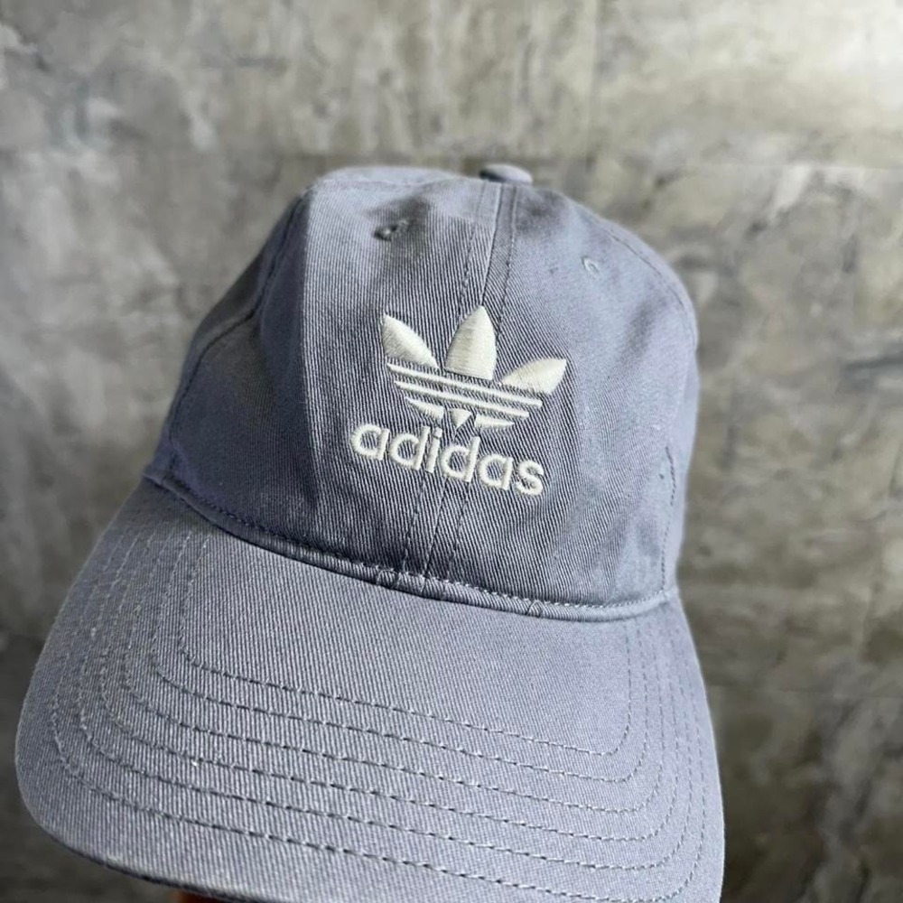 Adidas Hat Cap Adjustable Strapback Baseball Gray… - image 2